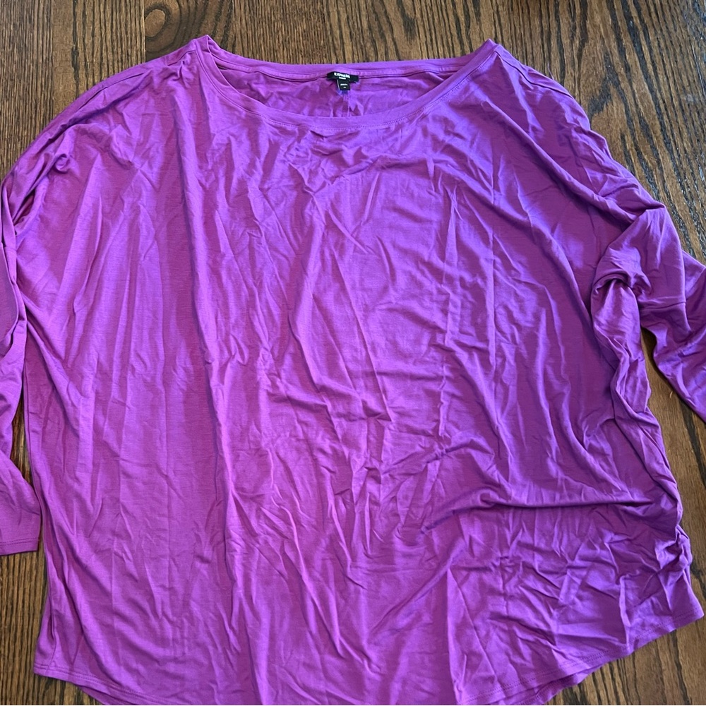 Express Purple Women's Top size XL new